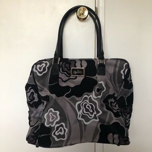 Beautiful Oleg Cassini Velvet Travel Bag